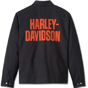 Harley Davidson Bar Font Jacket