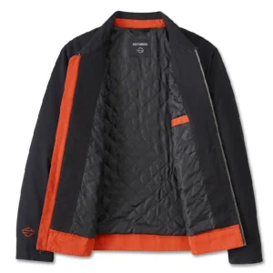 Harley Davidson Bar Font Jacket