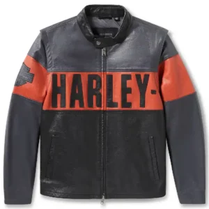 Harley Davidson Essential Convertible Leather Jacket