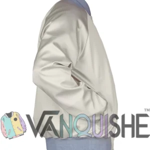 Harry Style Metallic Satin Jacket Side