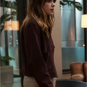 Industry S04 Kiernan Shipka Suede Jacket