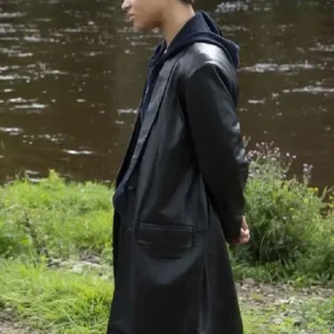 Industry S04 Myha’la Black Leather Coat