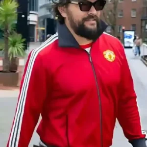 Jason Momoa Red Track Jacket