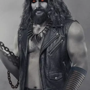 Jason Momoa Supergirl Leather Vest