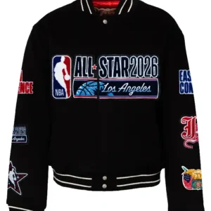 Jeff Hamilton All-Star 2026 Black Varsity Jacket