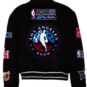 Jeff Hamilton All-Star 2026 Black Varsity Jacket