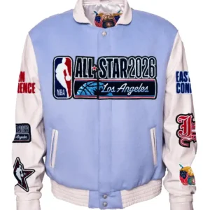 Jeff Hamilton All-Star 2026 Light Blue and White Jacket