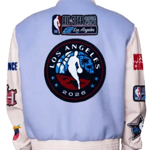 Jeff Hamilton All-Star 2026 Light Blue and White Jacket