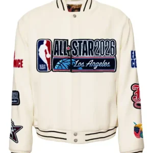 Jeff Hamilton All-Star 2026 White Varsity Jacket