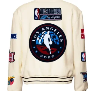 Jeff Hamilton All-Star 2026 White Varsity Jacket