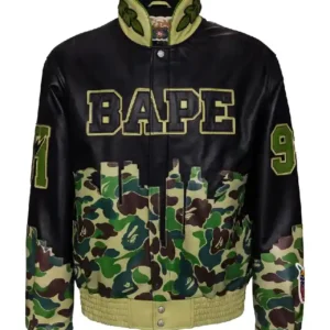 Jeff Hamilton Jeff Hamilton x BAPE Leather Jacket
