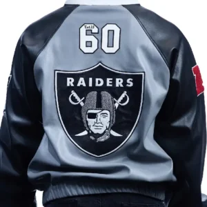Jeff Hamilton Raiders Vegan Leather Jacket
