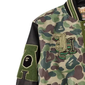 Jeff Hamilton x BAPE Wool Half Camo Jacket