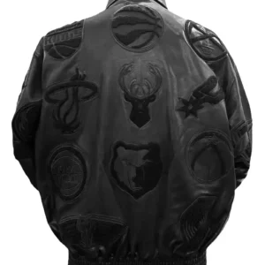 Jeff Hamilton x NBA Collage Black Jacket