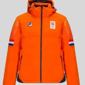 Jutta Leerdam Olympic Orange Jacket