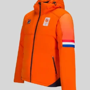 Jutta Leerdam Olympic Orange Jacket