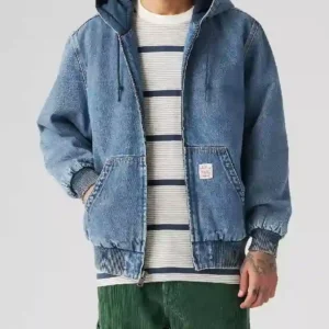 Levi's Hooded Blue Jacket