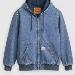 Levi's Hooded Blue Jacket