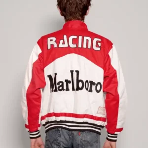Marlboro Racing Red and White Jacket