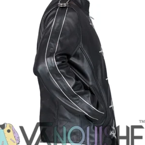 Michael Jackson’s V8 Black Real Leather Jacket Sale