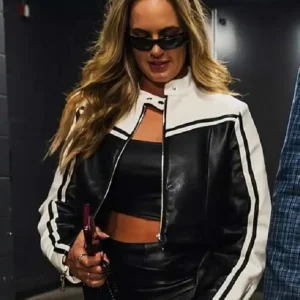 NBA All-Star Jenna Bandy Leather Jacket