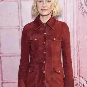 NY Fashion Week Naomi Watts Brown Jacket