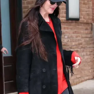 NYC 2026 Dakota Johnson Coat