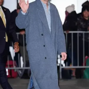 NYC Ashton Kutcher Wool Coat