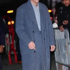 NYC Ashton Kutcher Wool Coat