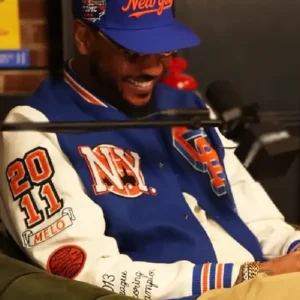 NYC Carmelo Varsity Jacket