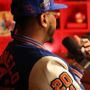 NYC Carmelo Varsity Jacket