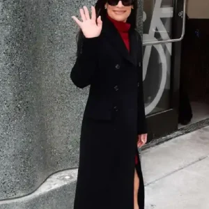 NYC Lea Michele Black Wool Coat