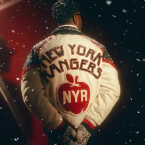 New York Rangers Winter Classic Jacket Back