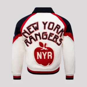 New York Rangers Winter Classic Varsity Jacket