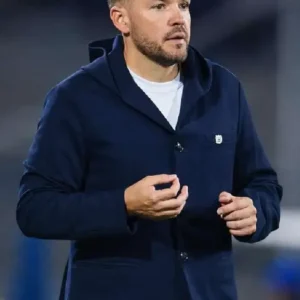 Nicolas Larcamon Blue Hooded Jacket