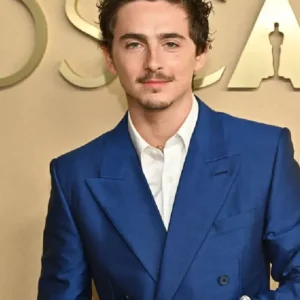 Nominees Luncheon Oscar Timothee Chalamet Blue Blazer