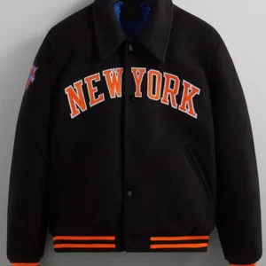 Ny Knicks Wool Varsity Jacket