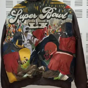OBJ Super Bowl LX leather jacket