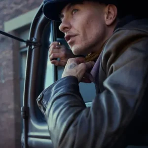 Peaky Blinders Barry Keoghan Leather Coat