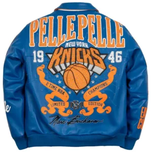 Pelle Pelle New York Knicks Jacket Back