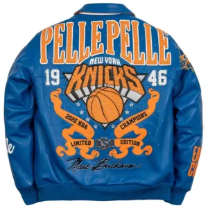 Pelle Pelle New York Knicks Jacket Backview