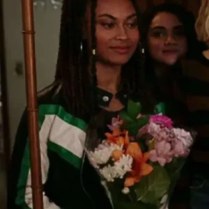 School Spirits Rainbow Wedell Leather Jacket