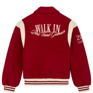 Shop PSG x Walk In Paris Teddy Varsity Jacket