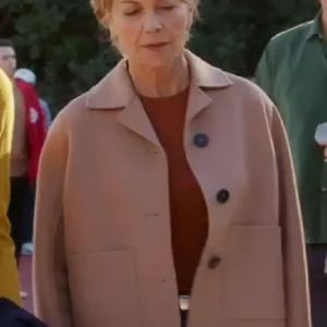 Shrinking S03 Wendie Malick Brown Jacket