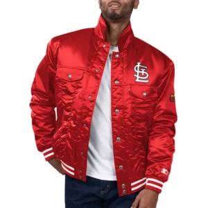 St. Louis Cardinals Red Trucker Jacket