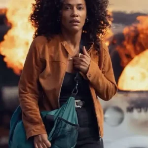 State of Fear Naruna Costa Suede Leather Jacket