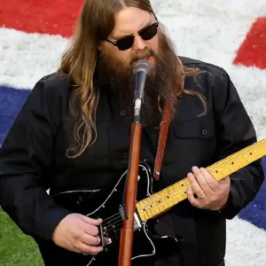 Super Bowl LVII Chris Stapleton Black Jacket
