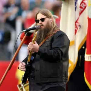 Super Bowl LVII Chris Stapleton Black Jacket