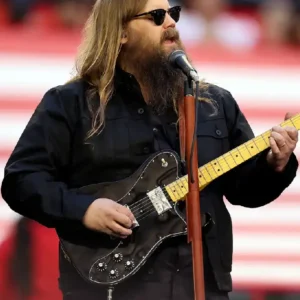 Super Bowl LVII Chris Stapleton Black Jacket