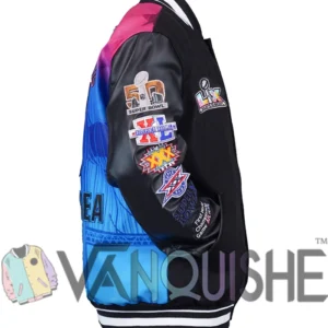 Super Bowl LX 2026 Black Varsity Jacket on Sale